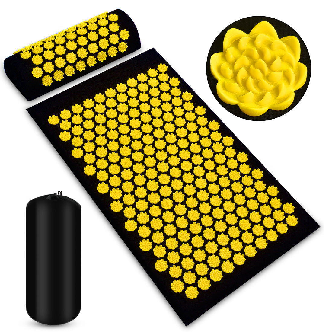 Premium Acupressure Mat & Pillow Set