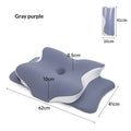 Memory Foam Cervical Support Slow-rebound Contoured Pillow